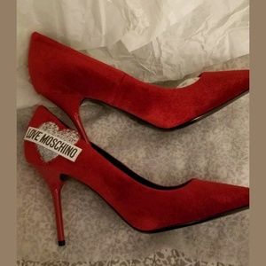 love moschino high heels